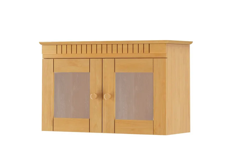 Väggskåp Cubrix 2 Dörrar Betsad/Vax, Betsad/Vax