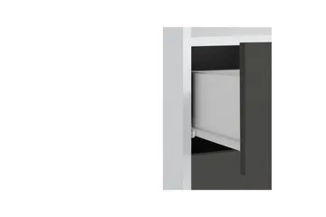 Väggskåp Mirza Vit/Antracit - Vit/Antracit - Förvaring - Badrumsförvaring - Badrumsskåp