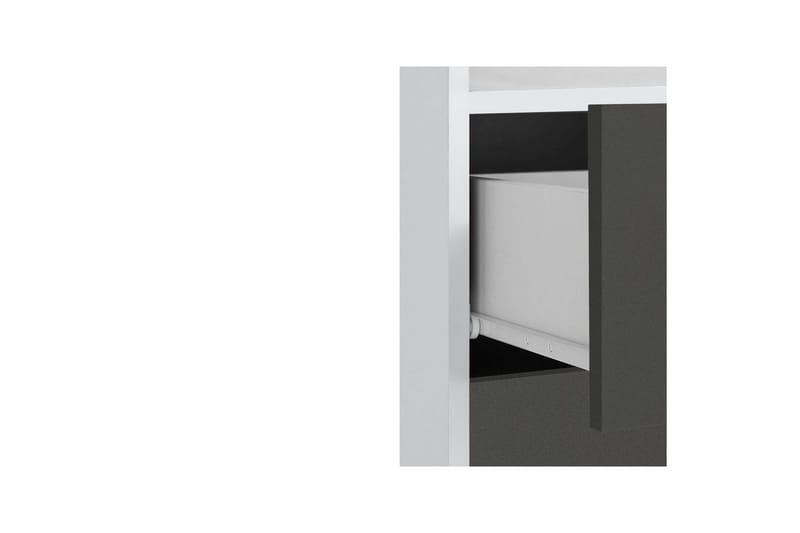 Väggskåp Mirza Vit/Antracit - Vit/Antracit - Förvaring - Badrumsförvaring - Badrumsskåp
