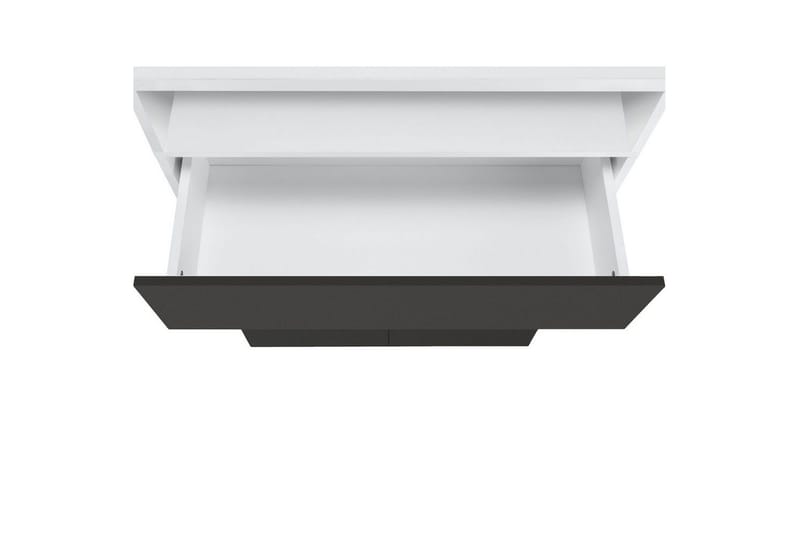 Väggskåp Mirza Vit/Antracit - Vit/Antracit - Förvaring - Badrumsförvaring - Badrumsskåp