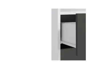 Väggskåp Mirza Vit/Antracit - Vit/Antracit - Förvaring - Badrumsförvaring - Badrumsskåp