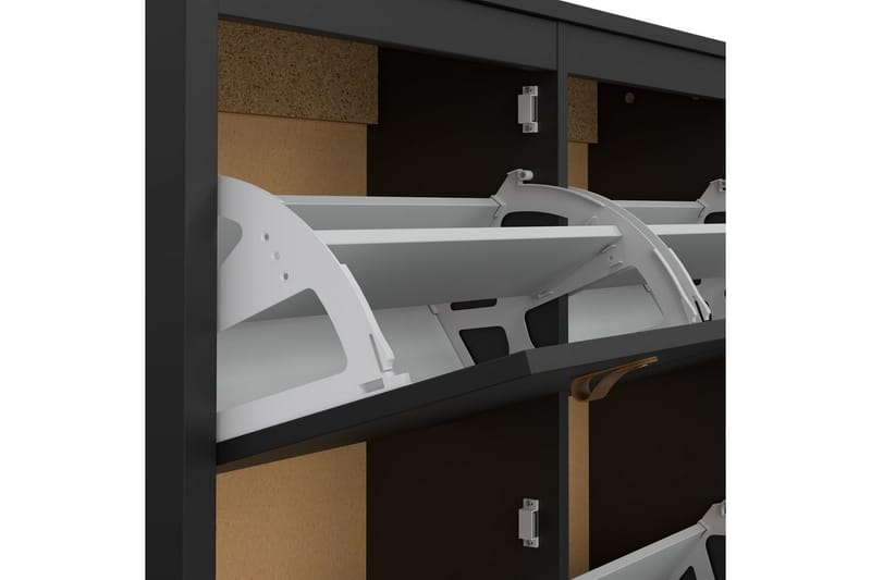 Vallvidera Skoskåp 102,6 cm - Svart - Förvaring - Skåp - Förvaringsskåp