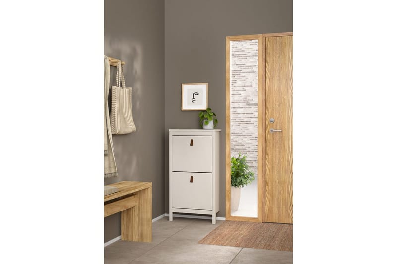 Vallvidera Skoskåp 54 cm - Beige - Förvaring - Skåp - Förvaringsskåp