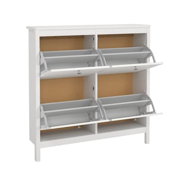 Vallvidera Skoskåp med 4 fack 103x25x103 cm - Förvaring - Skåp - Förvaringsskåp