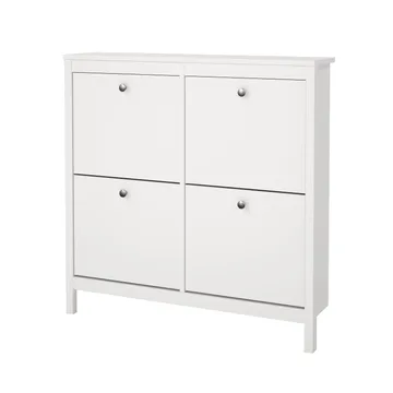 Vallvidera Skoskåp med 4 fack 103x25x103 cm - Förvaring - Skåp - Förvaringsskåp