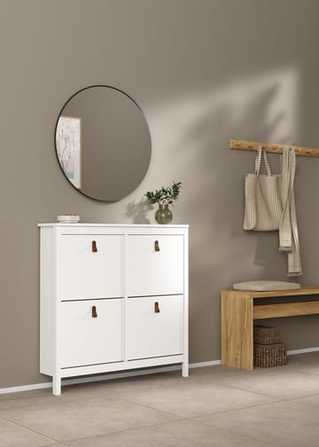 Vallvidera Skoskåp med 4 fack 103x25x103 cm - Förvaring - Skåp - Förvaringsskåp