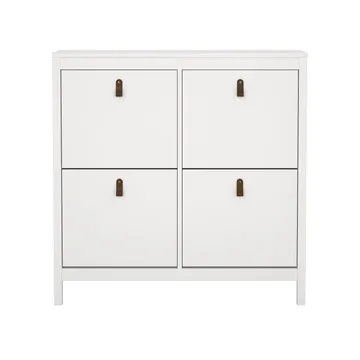 Vallvidera Skoskåp med 4 fack 103x25x103 cm - Förvaring - Skåp - Förvaringsskåp