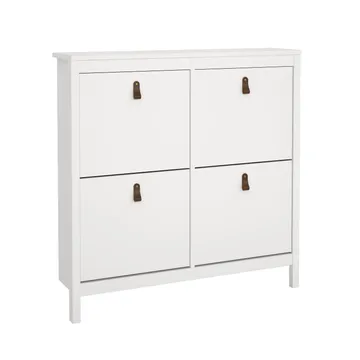 Vallvidera Skoskåp med 4 fack 103x25x103 cm - Förvaring - Skåp - Förvaringsskåp