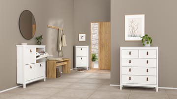 Vallvidera Skoskåp med 4 fack 103x25x103 cm - Förvaring - Skåp - Förvaringsskåp