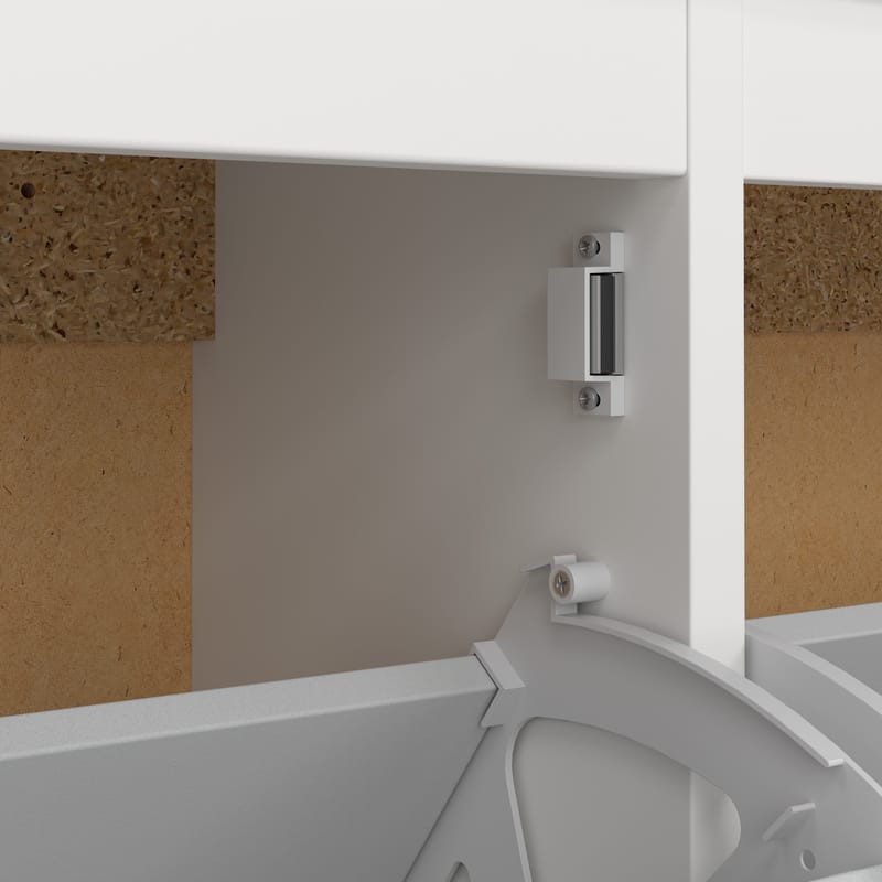 Vallvidera Skoskåp med 4 fack 103x25x103 cm - Förvaring - Skåp - Förvaringsskåp