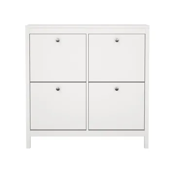 Vallvidera Skoskåp med 4 fack 103x25x103 cm - Förvaring - Skåp - Förvaringsskåp