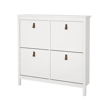 Vallvidera Skoskåp med 4 fack 103x25x103 cm - Förvaring - Skåp - Förvaringsskåp