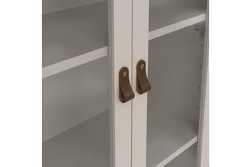 Vallvidera Vitrinskåp 78x199 cm - Beige - Förvaring - Skåp - Vitrinskåp
