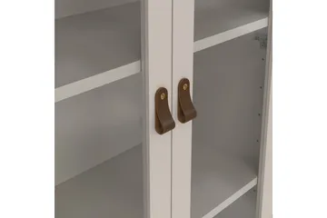 Vallvidera Vitrinskåp 78x199 cm - Beige - Förvaring - Skåp - Vitrinskåp