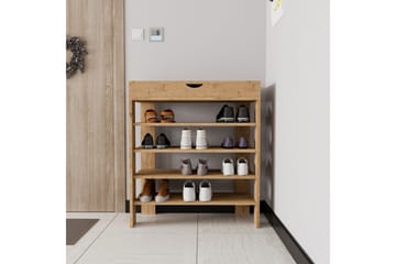Viraa Skoskåp 80 cm - Natural - Förvaring - Skåp - Förvaringsskåp