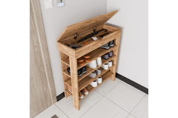 Viraa Skoskåp 80 cm - Natural - Förvaring - Skåp - Förvaringsskåp