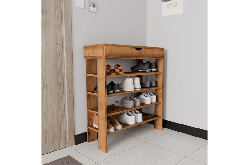 Viraa Skoskåp 80 cm - Natural - Förvaring - Skåp - Förvaringsskåp