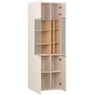 Vitrinskåp 4 You Fresh Wide - Sandbeige - Förvaring - Skåp - Vitrinskåp