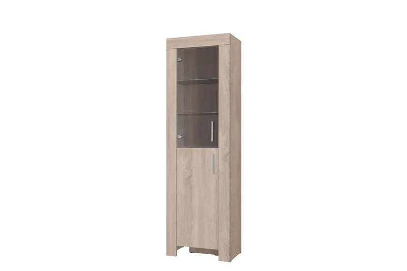 Cezar Vitrinskåp 60x42x201 cm Ek