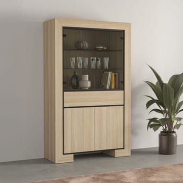 Vitrinskåp Cuba II 4 Dörrar 1 Låda - Förvaring - Skåp - Vitrinskåp