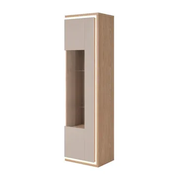 Vitrinskåp Dore 1 Dörr Höger - Förvaring - Skåp - Vitrinskåp