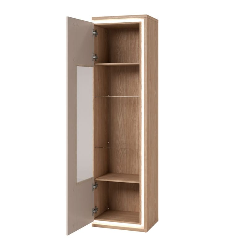 Vitrinskåp Dore 1 Dörr Höger - Förvaring - Skåp - Vitrinskåp