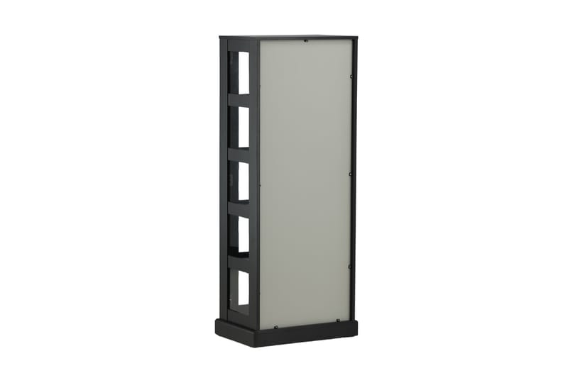 Glasskåp Mazie 153 cm Svart -   - Vitrinskåp