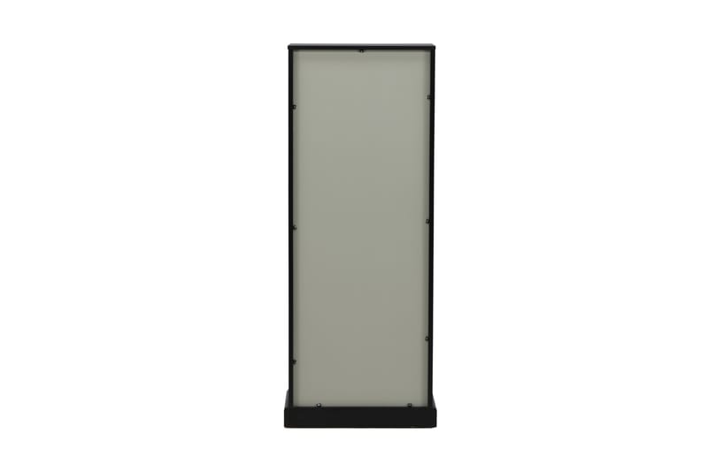 Glasskåp Mazie 153 cm Svart -   - Vitrinskåp
