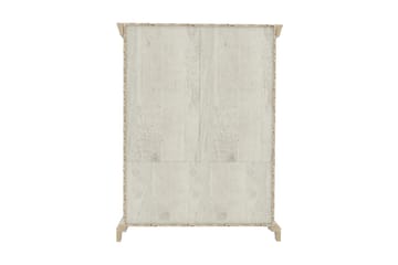 Hurlston Vitrinskåp 48 cm djup 123 cm bred 162 cm hög ljus trä - Vit - Förvaring - Skåp - Vitrinskåp