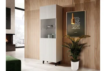 Juniskär Vitrinsk åp 40 cm djup 59,6 bred 182 cm hög Ljust Trä - Förvaring - Skåp - Vitrinskåp