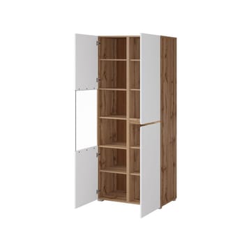 Vitrinskåp Kors 3 dörrar - Vit - Wotan Ek - Förvaring - Skåp - Vitrinskåp