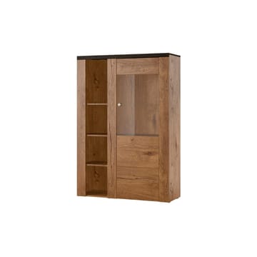 Vitrinskåp Larona 1 dörr - Lefkas ek, 145 cm - Förvaring - Skåp - Vitrinskåp