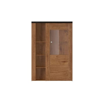 Vitrinskåp Larona 1 dörr - Lefkas ek, 145 cm - Förvaring - Skåp - Vitrinskåp