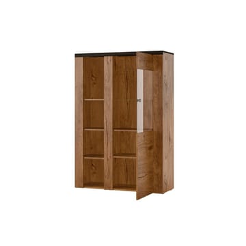 Vitrinskåp Larona 1 dörr - Lefkas ek, 145 cm - Förvaring - Skåp - Vitrinskåp