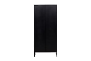 Lima Vitrinskåp 80x180 cm - Svart - Förvaring - Skåp - Vitrinskåp