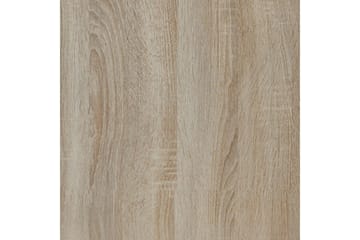 Link Vitrinskåp Vit LED Belysning 37 cm djup 80 cm bred 158 cm hög Trä Ek Hylla Höger - Beige/Grå - Förvaring - Skåp - Vitrinskåp