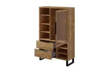 Maricruz Vitrinskåp 45 cm djup 120 cm bred 190 cm hög Trä - Trä - Förvaring - Skåp - Vitrinskåp