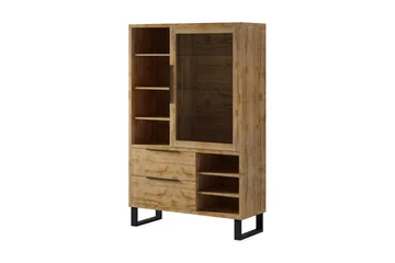 Maricruz Vitrinskåp 45 cm djup 120 cm bred 190 cm hög Trä - Trä - Förvaring - Skåp - Vitrinskåp