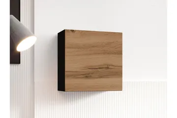 Narbonne Vitrinskåp 30x50 cm - Natur/Svart - Förvaring - Skåp - Vitrinskåp