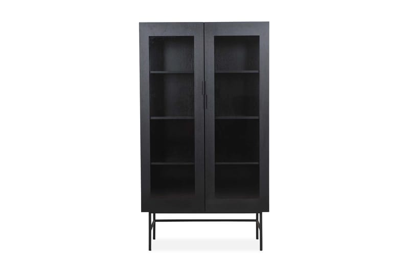 Parade Vitrinskåp 47 cm djup 95 cm bredd 170 cm hög Mörkt Trä Glas - Glas - Förvaring - Skåp - Vitrinskåp