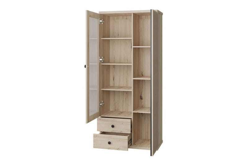 Rosehall Vitrinskåp 191 cm NO_BRAND Black - Förvaring - Skåp - Vitrinskåp