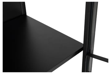Sakie Vitrinskåp 40 cm djup 80 cm bred 180 cm hög Metall Glas - Svart - Förvaring - Skåp - Vitrinskåp