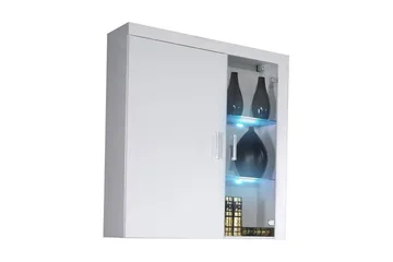Samba Vitrinskåp 90x35x111 cm NO_BRAND White High gloss