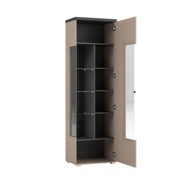 Vitrinskåp Serio 1 Dörr Vänster/Höger - Förvaring - Skåp - Vitrinskåp