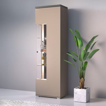 Vitrinskåp Serio 1 Dörr Vänster/Höger - Förvaring - Skåp - Vitrinskåp