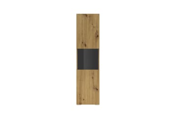 Speno Vägghängt alt Fristående Smalt Vitrinskåp 30 cm djup 36 cm bred 140 cm hög Trä - Brun - Förvaring - Skåp - Vitrinskåp