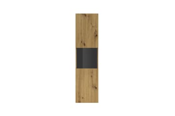 Speno Vägghängt alt Fristående Smalt Vitrinskåp 30 cm djup 36 cm bred 140 cm hög Trä - Brun - Förvaring - Skåp - Vitrinskåp