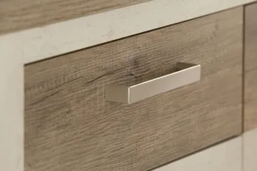 Talebi Låg Skänk 41 cm djup 172 cm bred 90 cm hög Trä - Brun/Vit - Förvaring - Förvaringsmöbler - Sideboard & skänk