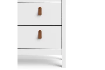 Vallvidera Vitrinskåp 33 cm djup 78 cm bred 199 cm hög Ljust Trä Glas - Vit - Förvaring - Skåp - Vitrinskåp