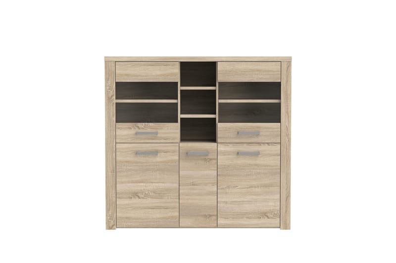 Vitrinskåp Bankso 41x146 cm - Brun - Förvaring - Skåp - Vitrinskåp
